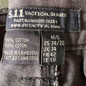 5.11 Tactical Dark Gray Military Pants